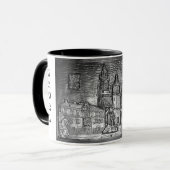 WAWEL CASTLE KRAKOW POLEN PEWTER TASSE (Vorderseite Links)