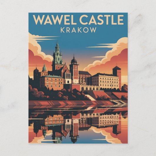 Wawel Castle Krakow Postkarte (Vorderseite)