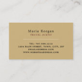 Wawel Cathedral, Krakau, Agent Travel Visitenkarte (Rückseite)