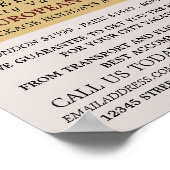 Wawel Cathedral, Krakau, Reiseagentur Werbung Poster (Ecke)