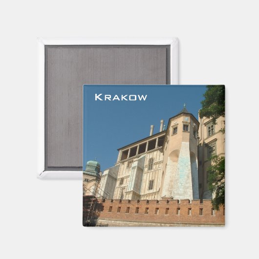 Wawel Magnet (Vorderseite/Rückseite)