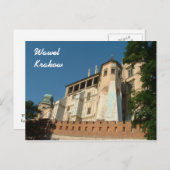 Wawel Postkarte (Vorne/Hinten)