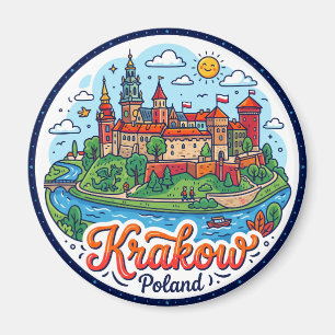 Wawel-Schloss Polen Magnet