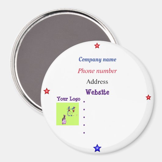 Wawnice für Sie Magnet (Vorderseite/Rückseite)