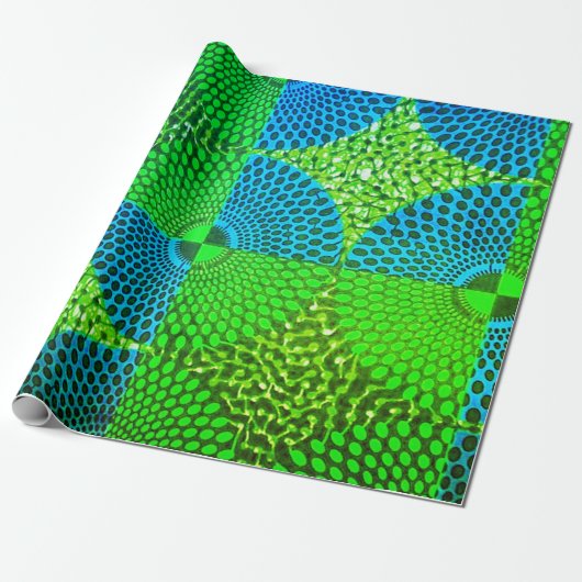 Wax Africain Geschenkpapier (Ungerollt)