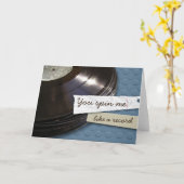 Wax Album-Grußkarte Karte (Gelbe Blume)