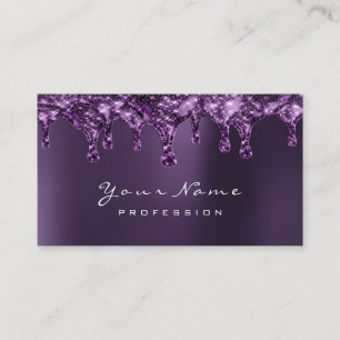 Wax Epilation Depilation Nägel Traubenernte Lila Visitenkarte