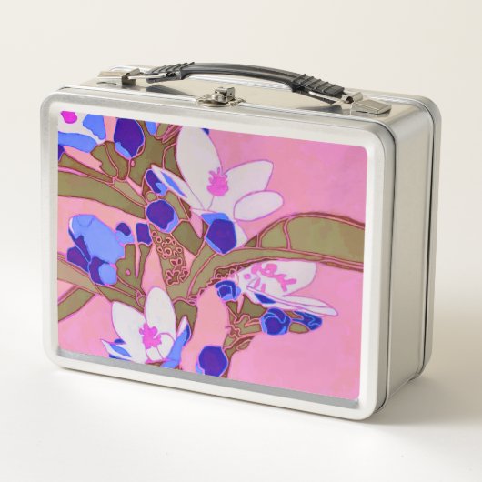 Wax Flower Lunch Box – Australian Native Floral (Vorderseite)