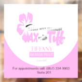 Wax mit Tif-Fensterdekor Fensteraufkleber (Blatt 2)