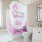 Wax mit Tiff Clear Window dec Duschvorhang (Beispiel)