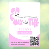 Wax mit Tiff Clear Window dec Fensteraufkleber (Blatt 3)