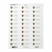 Wax Monogram Address Labels - Script Y (Vorne)