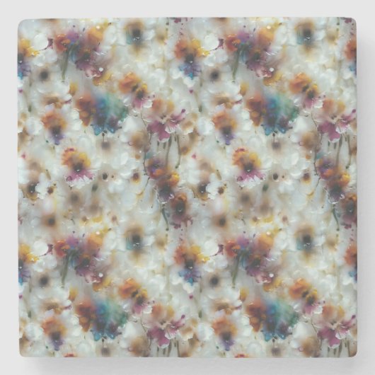 Wax Petal Steinuntersetzer (Vorderseite)