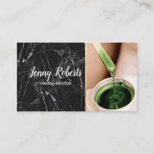Wax Service Business Card Visitenkarte