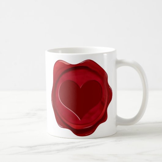 WAX SIEGEL HERZ | 2x Kaffeetasse (Rechts)