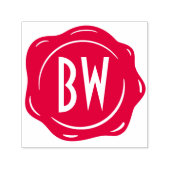 Wax Siegel Monogram Customize Classic Luxury Permastempel (Design)