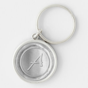 Wax Siegel Monogram - Silver - Artistic A - - Schlüsselanhänger