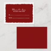 Wax Siegel Table Escortkarten Platzkarte (Vorne/Hinten)