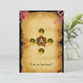 WAX SIEGEL topaz Einladung (Stehend Vorderseite)