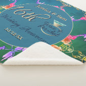 Wax & Statice Blume Sherpa Blanket Sherpadecke (3/4)