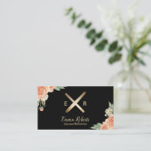 Wax Stick & Twezzer Logo-Klasse für Östhetiker, fl Visitenkarte (Stehend Vorderseite)