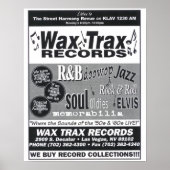 Wax Trax Platten Poster (Vorne)