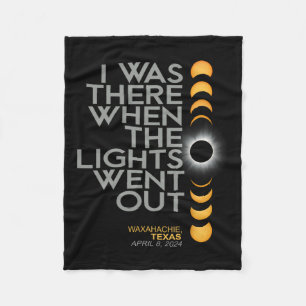 Waxahachie 2024 Solar Eclipse 2024 040824 Eclipse Fleecedecke