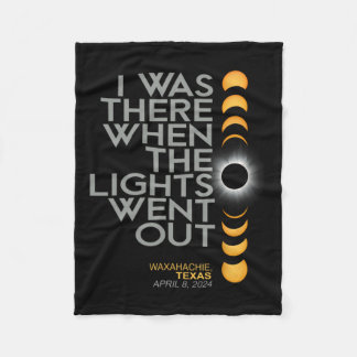 Waxahachie 2024 Solar Eclipse 2024 040824 Eclipse Fleecedecke