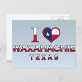 Waxahachie, Texas Postkarte (Vorne/Hinten)