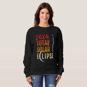 Waxahachie Texas TX Total Solar Eclipse 2024 5 Sweatshirt (Vorne ganz)