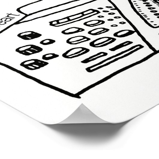 Waxbabe Bassnectar Logo Print Poster (Ecke)