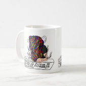 Waxbabe Bassnectar Logo-Tasse Kaffeetasse (Vorderseite Links)