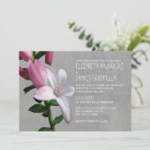 Waxblume Hochzeit Einladungen (Stehend Vorderseite)