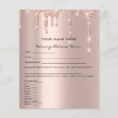 Waxe Liability Waiver Release Form Sparky Rose Flyer (Vorne)