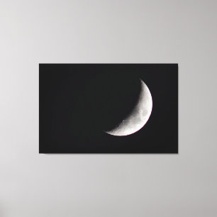 Waxing Crescent Moon Leinwanddruck