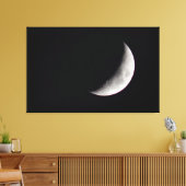Waxing Crescent Moon Leinwanddruck (Insitu (Wohnzimmer))