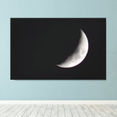 Waxing Crescent Moon Leinwanddruck (Insitu (Holzboden))