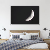 Waxing Crescent Moon Leinwanddruck (Insitu (Schlafzimmer))