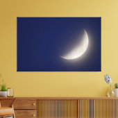 Waxing Crescent Moon Leinwanddruck (Insitu (Wohnzimmer))