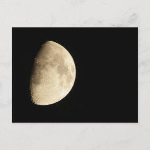 Waxing Gibbous Moon #3 Postkarte