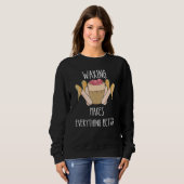 Waxing Makes Everything Better Esthetician Smooth  Sweatshirt (Vorne ganz)