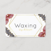 Waxtechniker/Ästhetiker Goldtreue Visitenkarte (Vorderseite)