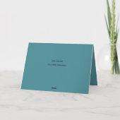WAXWING BLANK ALL-OCCASION CARD KARTE (Rückseite)