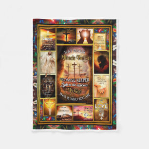 Way Maker Miracle Worker My God Fleecedecke