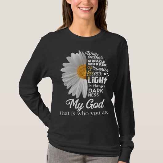 Way Maker Miracle Worker Promise Keeper Light Jesu T-Shirt (Vorderseite)