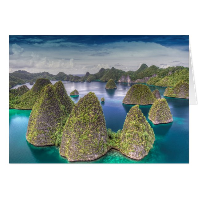 Wayag Island Landschaft, Indonesien (Vorderseite (Horizontal))