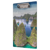 Wayag Island Landschaft, Indonesien Klemmbrett (Links)