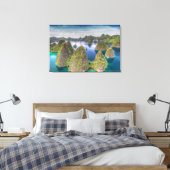 Wayag Island Landschaft, Indonesien Leinwanddruck (Insitu (Schlafzimmer))