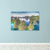 Wayag Island Landschaft, Indonesien Leinwanddruck (Insitu (Holzboden))