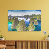 Wayag Island Landschaft, Indonesien Leinwanddruck (Insitu (Wohnzimmer))